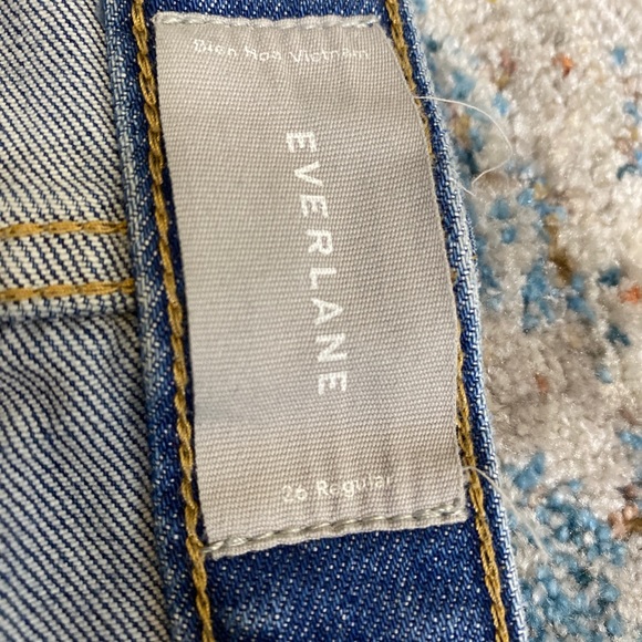 Everlane Women’s Blue High-rise Skinny Jeans Size 26 Regular. - Picture 4 of 6